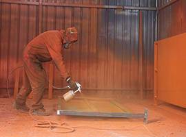 上达机电----钢材喷漆车间